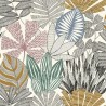 Rasch|Papier peint ethnique fleurs tribales multicolores|Ethnique