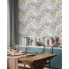 Rasch|Papier peint ethnique fleurs tribales multicolores|Ethnique