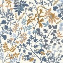 Rasch|Papier peint illustration fleurs sauvages bleu|Papier Peint