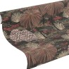 Rasch|Papier peint cimes d'arbres noir multicolore|Papier Peint