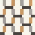 Rasch|Tapete Retro Vintage Muster orange|Retro