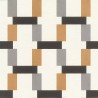 Rasch|Papier peint rétro motif vintage orange|Rétro