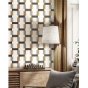Rasch|Wallpaper retro vintage orange pattern|Retro