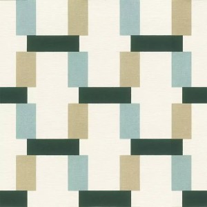 Casamance|Wallpaper floral Art Nouveau green|Retro