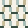 Rasch|Wallpaper vintage geometric green pattern|Retro