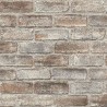 Rasch|Papier Peint brique marron et gris industriel|Imitation Brique