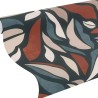 Rasch|Papier peint moderne feuilles style rétro multicolore|Papier Peint