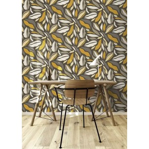 Casadeco|Papier peint art déco bleu, moderne et élégant|Papier Peint 2