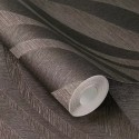 Rasch|Papier peint salon moderne vagues brun gris|Salón