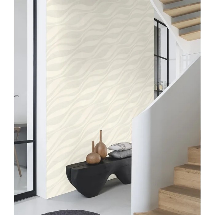 Rasch|Papier peint moderne pour entrée blanc|Hall d'entrée