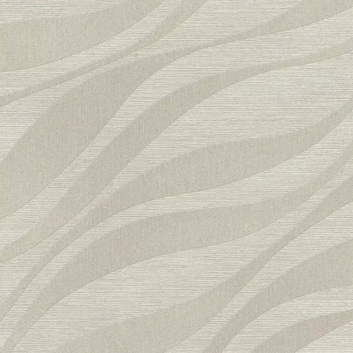 Rasch|Papel pintado salón moderno ondas abstractas gris|Salón