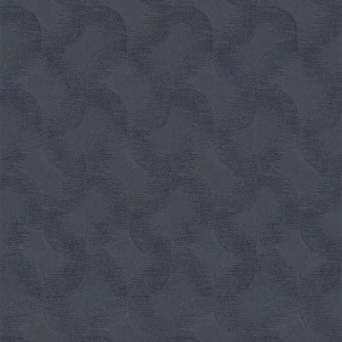 Papel pintado moderno formas 3D azul noche - Rasch Sky Lounge 608113