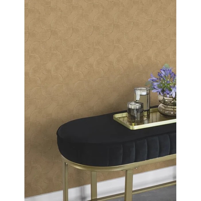 Rasch|Wallpaper modern 3D golden puzzle pieces|Wallpaper