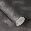 Rasch|Papier peint style moderne gris foncé effet 3D|Papier Peint