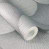 Rasch|Papier peint style japonais moderne gris argent|Oriental