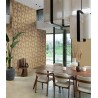 Rasch|Papier peint style oriental salon moderne doré|Oriental