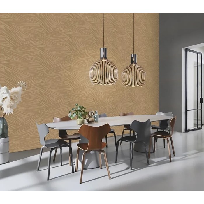 Rasch|Papier peint style oriental doré|Papier Peint