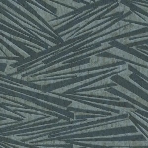 Casamance|Geometrische Holztapete Intarsien braun|Modern
