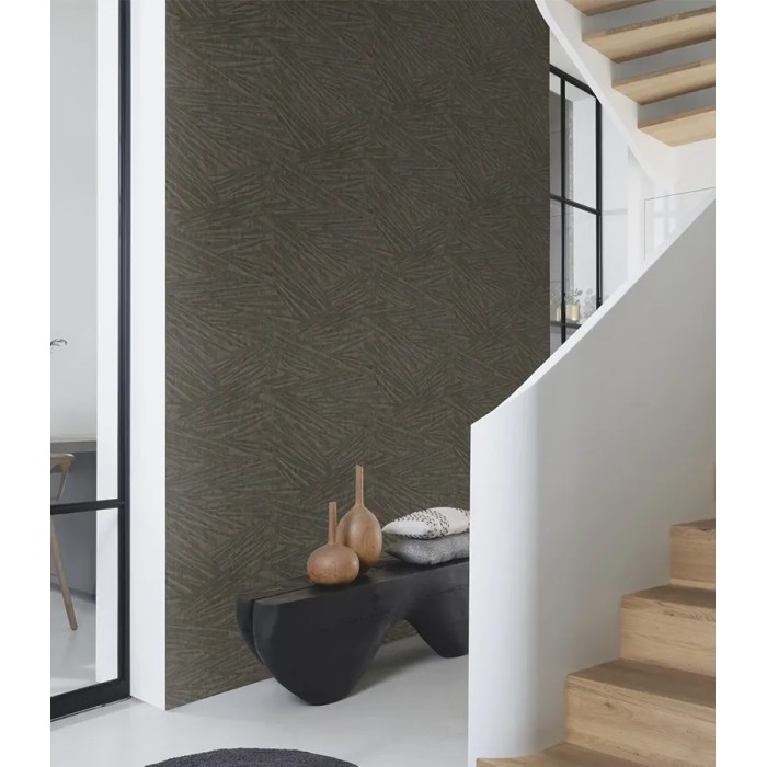Rasch|Papier peint moderne baguettes japonaises anthracite|Oriental