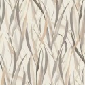 Rasch|Papel pintado floral briznas acuarela beige gris|Papel Pintado