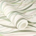 Rasch|Papel pintado floral briznas acuarela verde|Papel Pintado