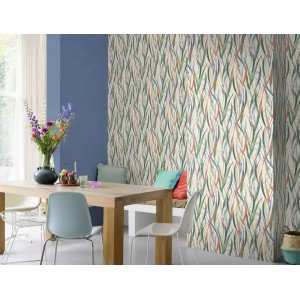 Rasch|Papier peint fleuri brins aquarelle violet|Papier Peint 2