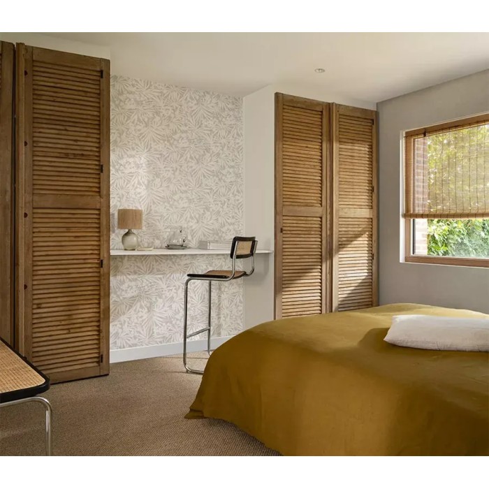 Rasch|Papier peint feuilles de palmier et fleurs exotiques beige|Papier Peint