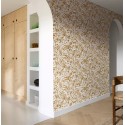 Rasch|Wallpaper palm leaves and exotic orange plants|Tropical