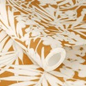 Rasch|Papier peint feuilles de palmier et plantes exotiques orange|Tropical
