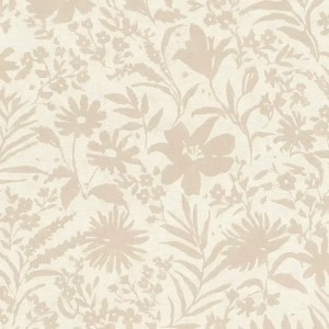 Rasch|Papier peint romantique blanc fleurs style boho|Floral