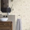 Rasch|Papel pintado para baño flores silvestres beige|Flores Vintage