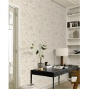Rasch|Papier peint pour salle de bain fleurs sauvages beige|Fleursl Vintage