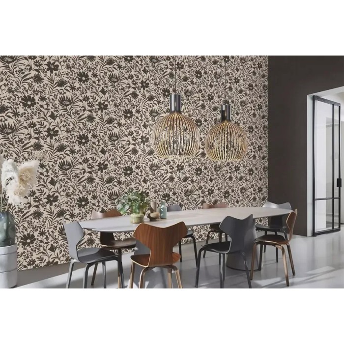 Rasch|Papier peint fleurs sauvages vintage beige|Fleursl Vintage