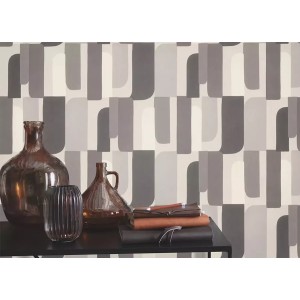Caselio|Green palm leaf wallpaper|Kitchen 2