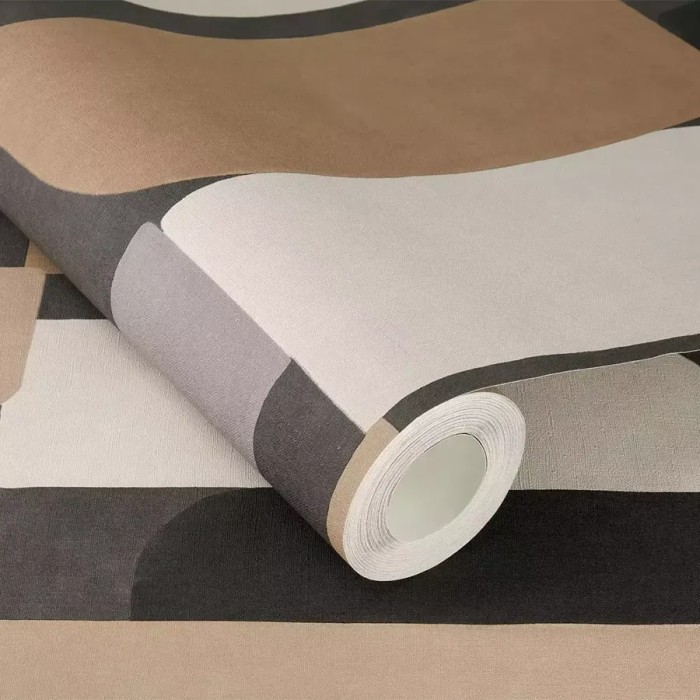Rasch|Wallpaper abstract brown modern living room|Geometric