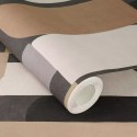 Rasch|Tapete abstrakt braun modernes Wohnzimmer|Geometrisch
