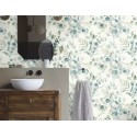 Rasch|Wallpaper floral branches with green leaves|Children's