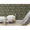 Rasch|Papel pintado infantil fábula animales bosque verde|Infantil