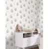 Rasch|Papier peint enfant sapins aquarelle tons pastel|Enfants