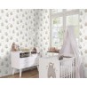 Rasch|Tapete Kinder Tannen Aquarell Pastelltöne|Kindertapete