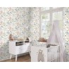 Rasch|Papier peint enfant animaux marins coraux blanc|Enfants