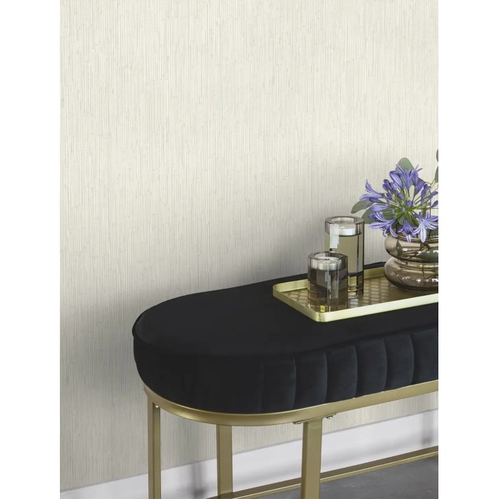 Rasch|Papel pintado aspecto textil blanco ideal recibidores|Imitacion Tela