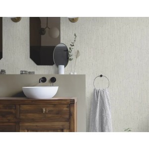 Casamance|Leinentapete taupebraun|Textilimitation 2