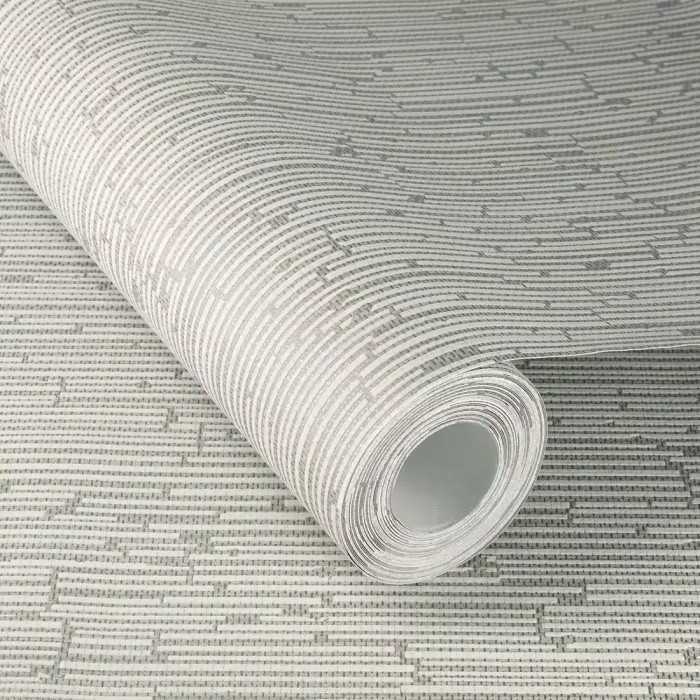 Rasch|Papier peint effet textile pour salle de bain|Imitation Tissu