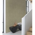 Rasch|Tapete Chenille grün khaki|Textilimitation