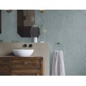 Rasch|Wallpaper chenille blue textile effect|Fabric Imitation