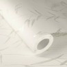 Rasch|Papier peint fleuri scandinave blanc crème|Papier Peint