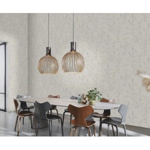 Casadeco|Blue Art Deco wallpaper with interlaced forms, ideal for bedroom|Wallpaper 2
