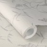 Rasch|Wallpaper Scandinavian gray silver floral print|Wallpaper