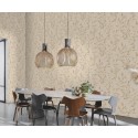 Rasch|Papel pintado flores silvestres beige, dorado|Papel Pintado
